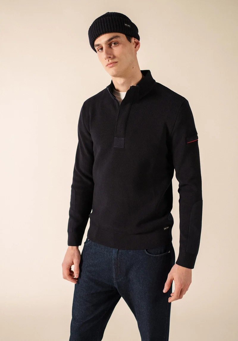 Saint James Half Zip Pull
